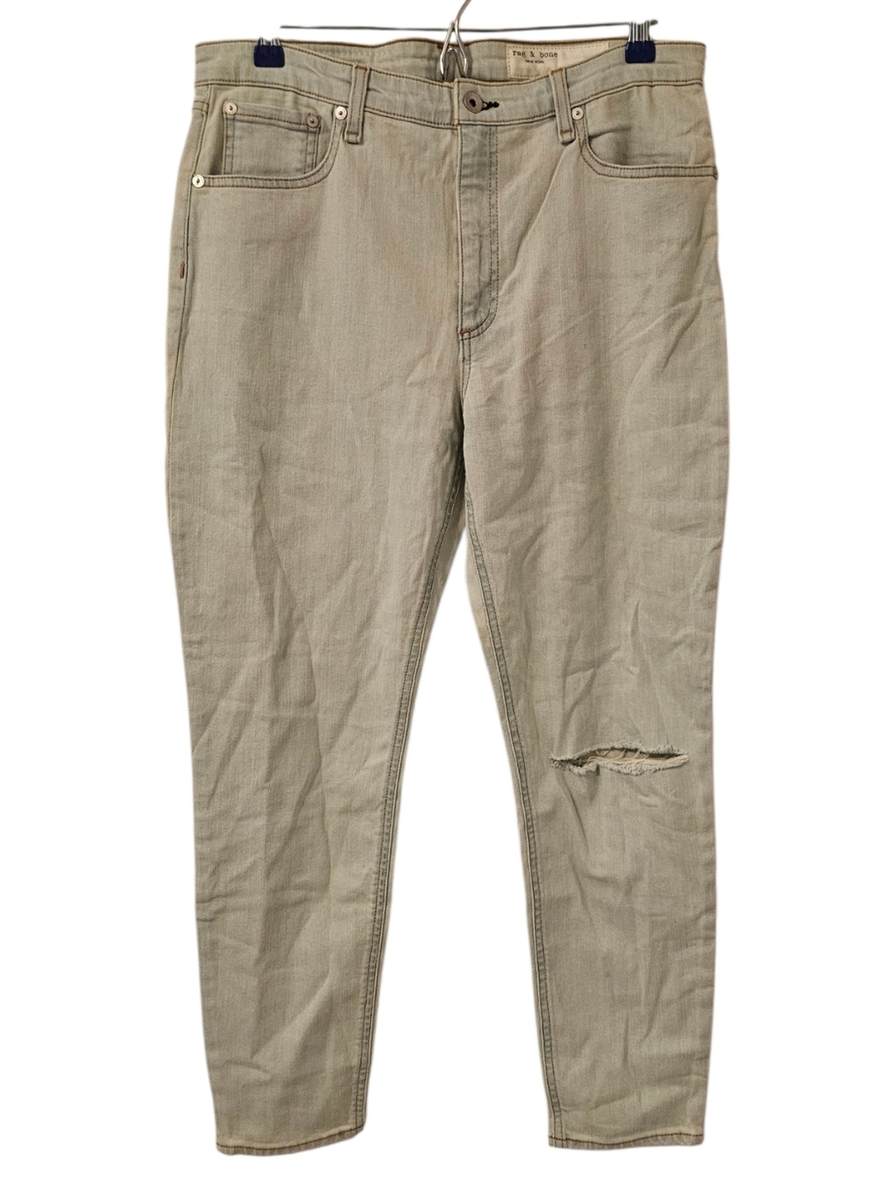 Blue Rag & Bone Women's Nina High-Rise Ankle Skinny Jeans